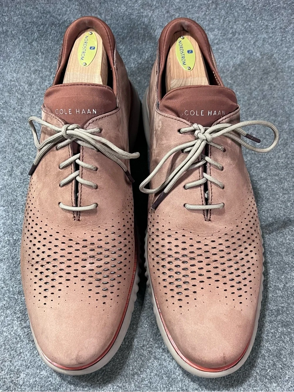 Cole Haan 2.Zerogrand Laser Wingtip Oxford Irish Coffee/Truffle Mens Size 12